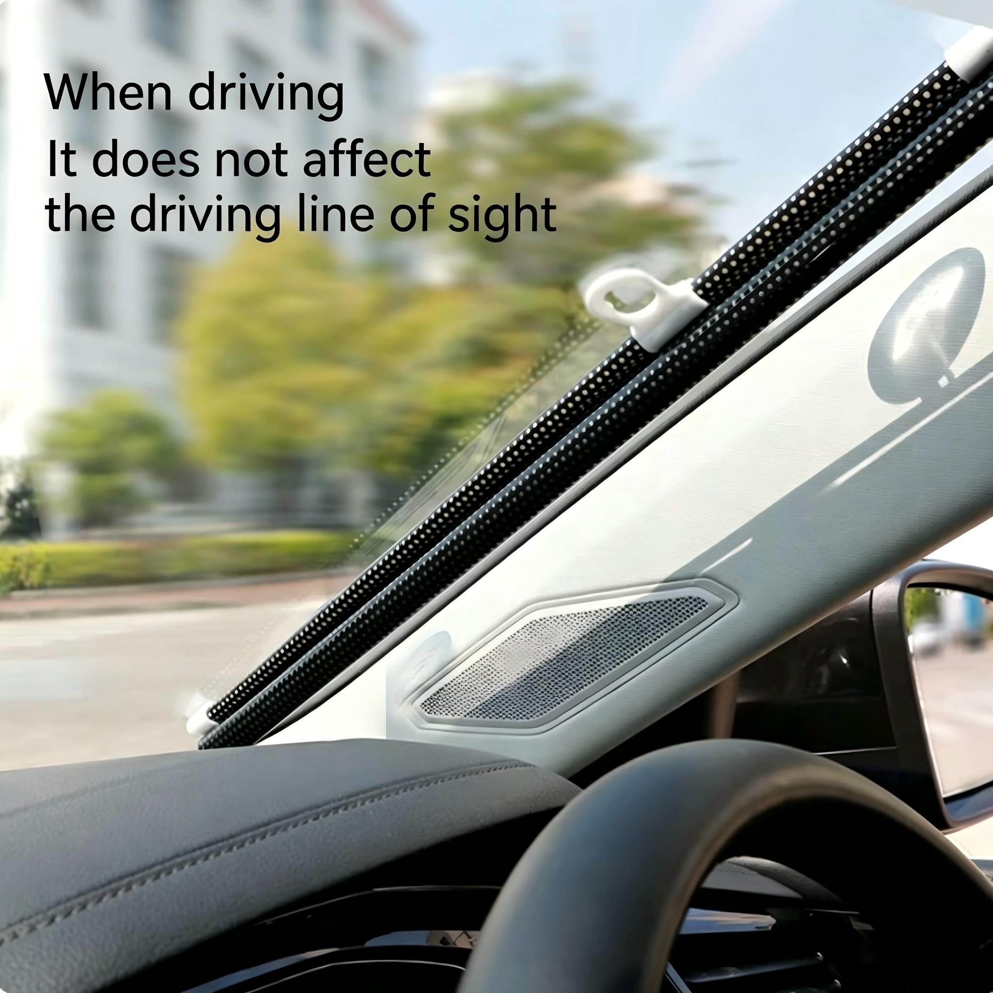 40cm*60cm suction cup retractable car windshield sunshade, no drilling required,suitable for home curtain accessories,applicable to kitchens,balconies,living rooms,cars,etc.