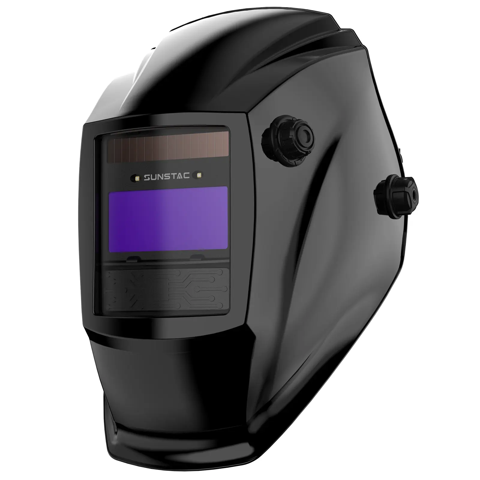 SS-A500A 1/1/1/1 Optical Clarity Welding Helmet, True Color Auto Darkening Hood, Wide Shade 4/9-13 for MIG TIG STICK