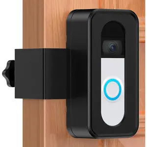 Upgrade Anti-Theft Video Doorbell Mount, Not Block Doorbell Motion Sensor, No-Drill Mounting Bracket for Apartment Renters Home Office Room, Not for Security Door (Doorbell Not Included)
