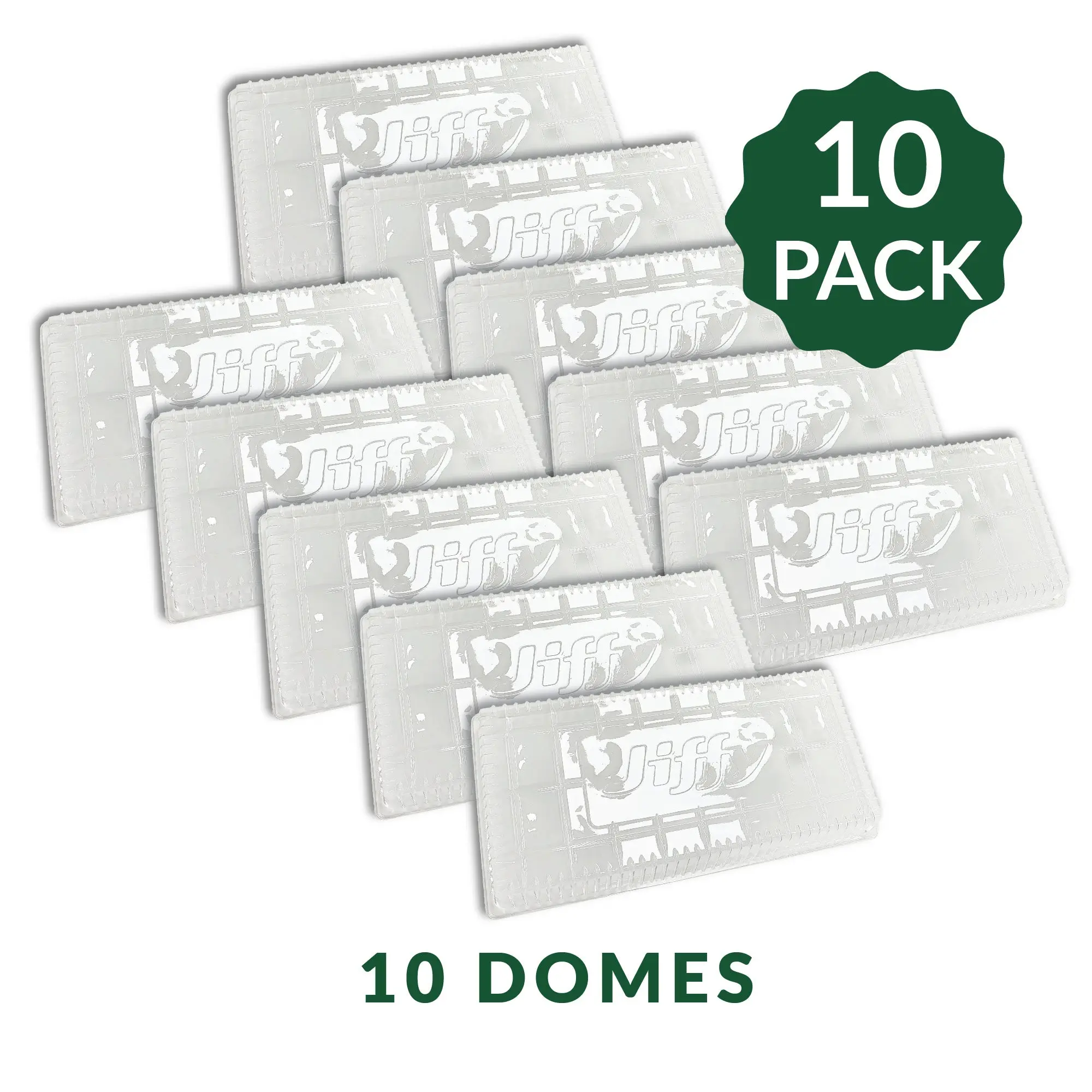 Jiffy Seed Starting Clear Humidity Gro-Dome, 11 in. x 22 in. - 10 Pack