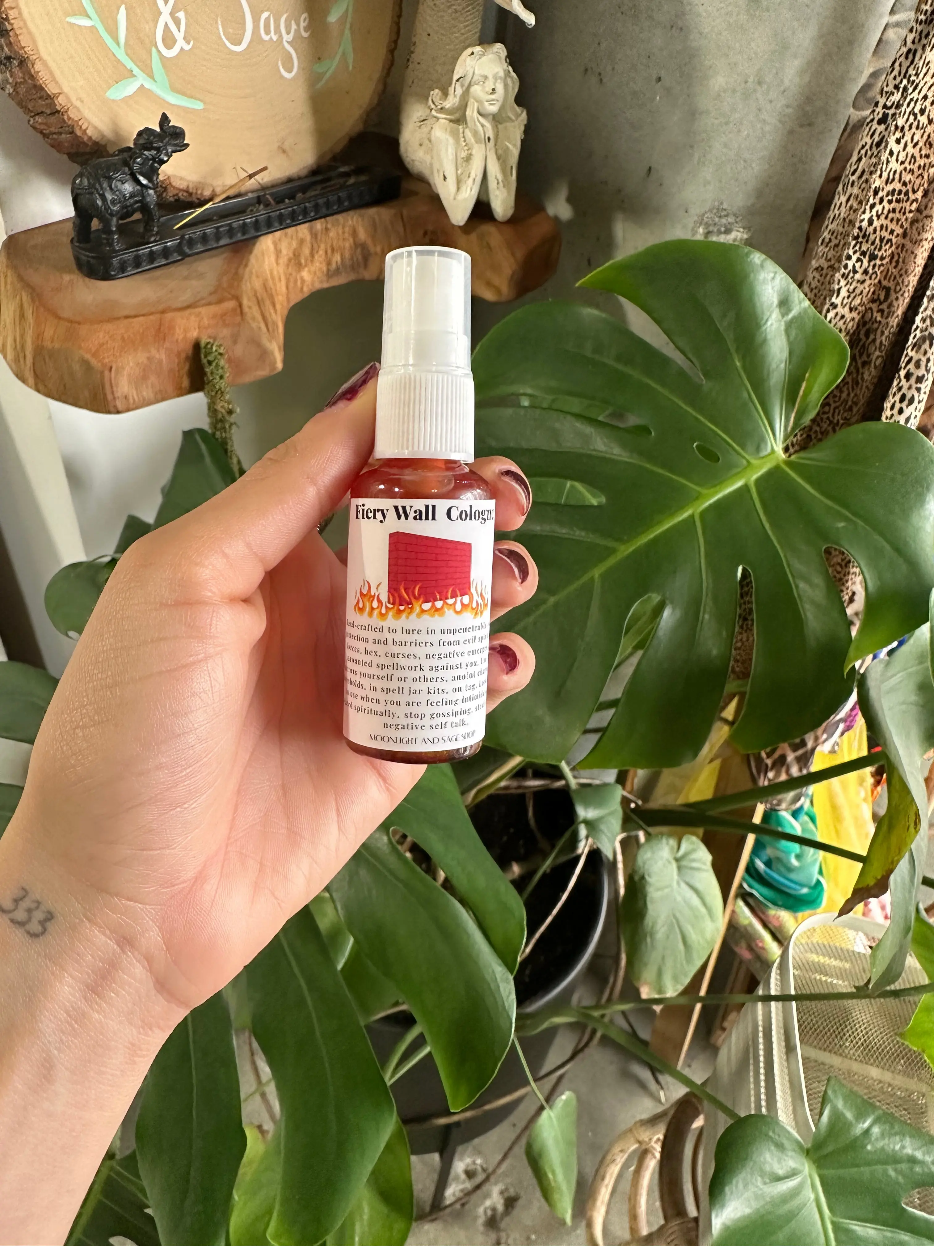 Fiery Wall Of Protection  Spiritual Spray - Handcrafted and Spelled by Anastasia