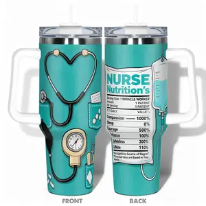 👩 ‍ ⚕️   Nurse Nutrition Facts 40oz Tumbler |   Perfect Gift for Hardworking Nurses