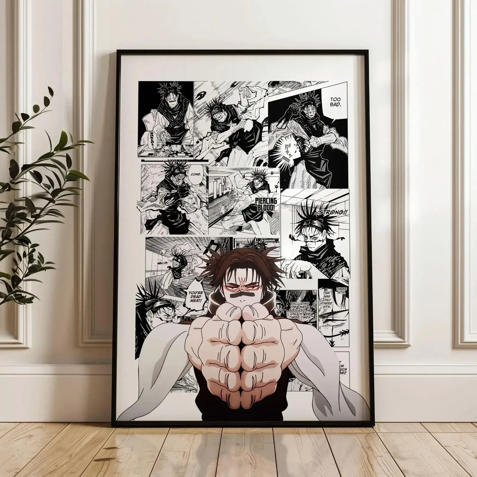 Choso Poster JJK Curated Manga Panels Anime Lovers Wall Art Print All Sizes
