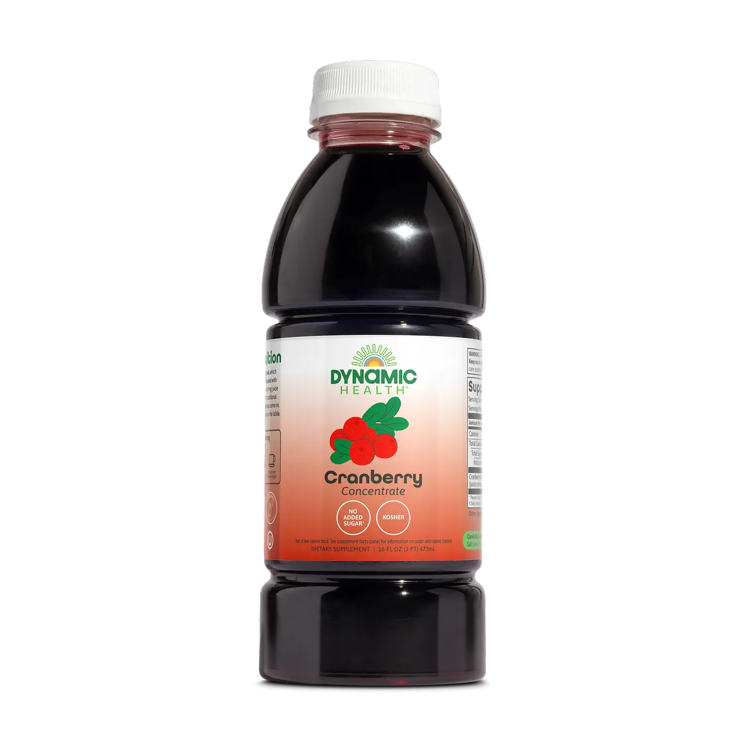Dynamic Health Cranberry Concentrate Liquid Supplement | Urinary Tract & Bladder Health Support | Natural Antioxidant Cranberry Extract | Daily Wellness Drink Drops