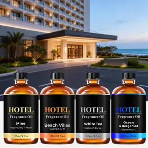 Hotel Essential Oil R-Carlton, Beach Villas, My Way, White Tea, Capri Brezza Fragrance Oils for Diffuser Candle Soap Making Aroma Perfume Car Air Freshener 120ml