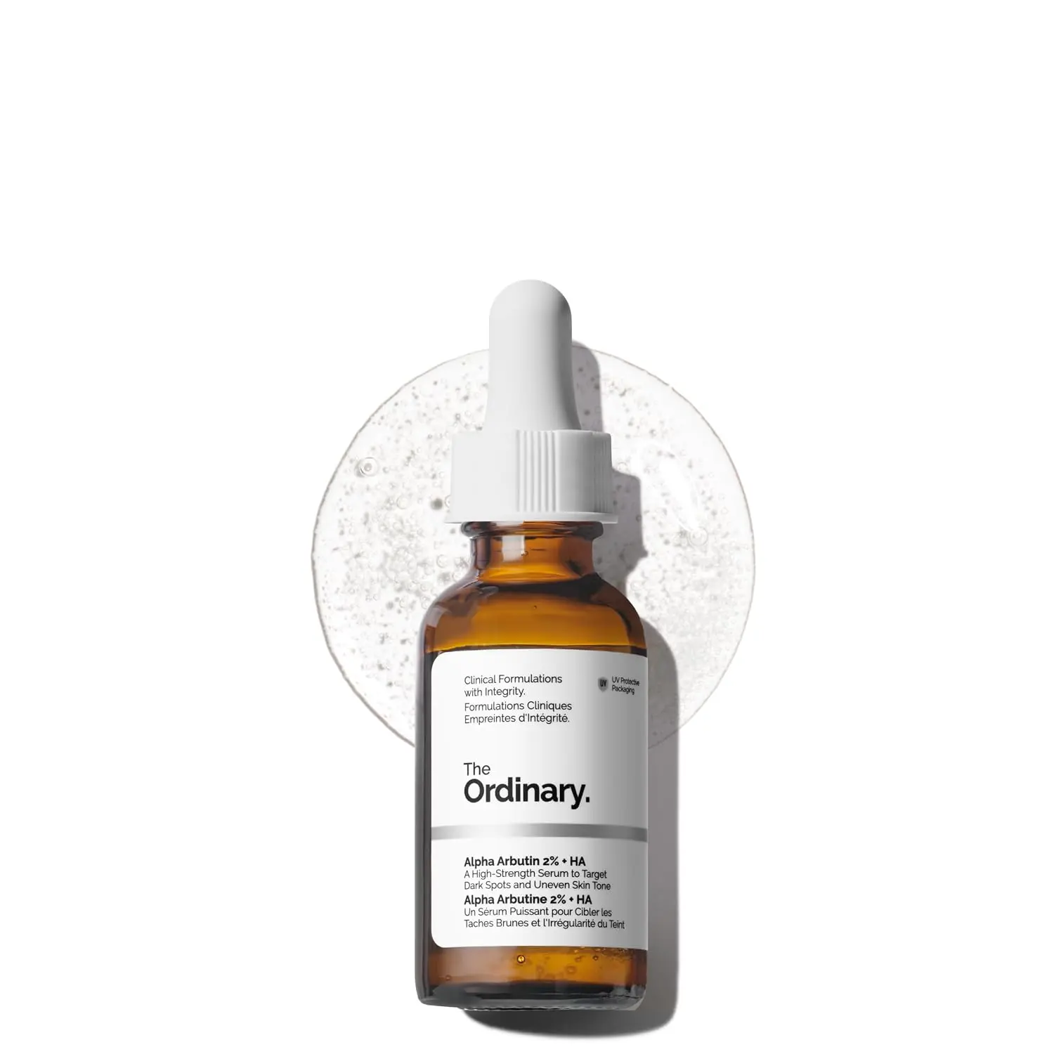 The Ordinary Alpha Arbutin 2% + Hyaluronic Acid, Brightens Skin and Targets Dark Spots, 1 Fl Oz