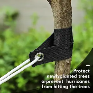 6-Pack Tree Windproof And Anti Fall Straps, Plant Support Fixing Straps, Perforated Safety Straps, Tree Fixing Straps