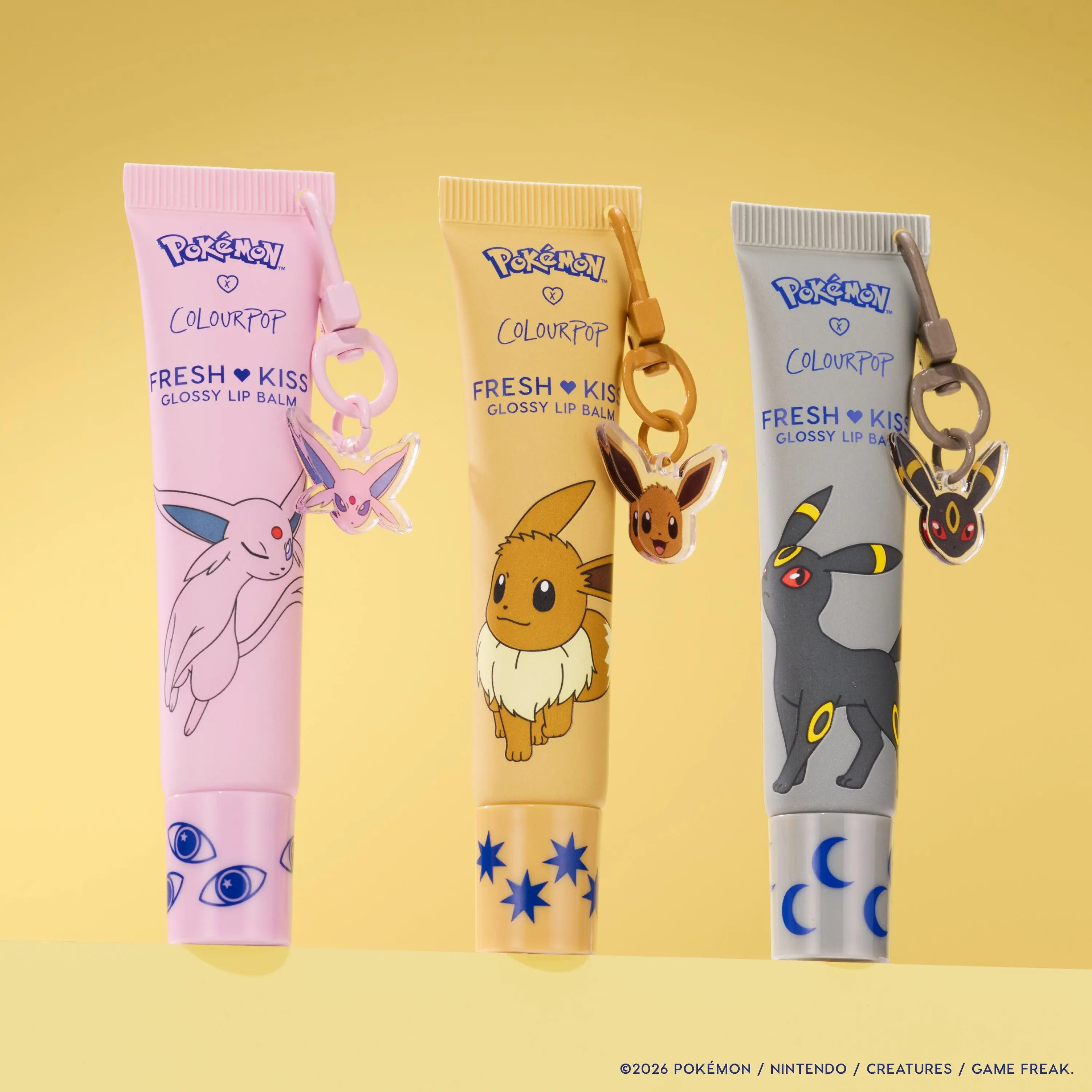 ColourPop x Pokémon: Fresh Kiss Glossy Balm Trio