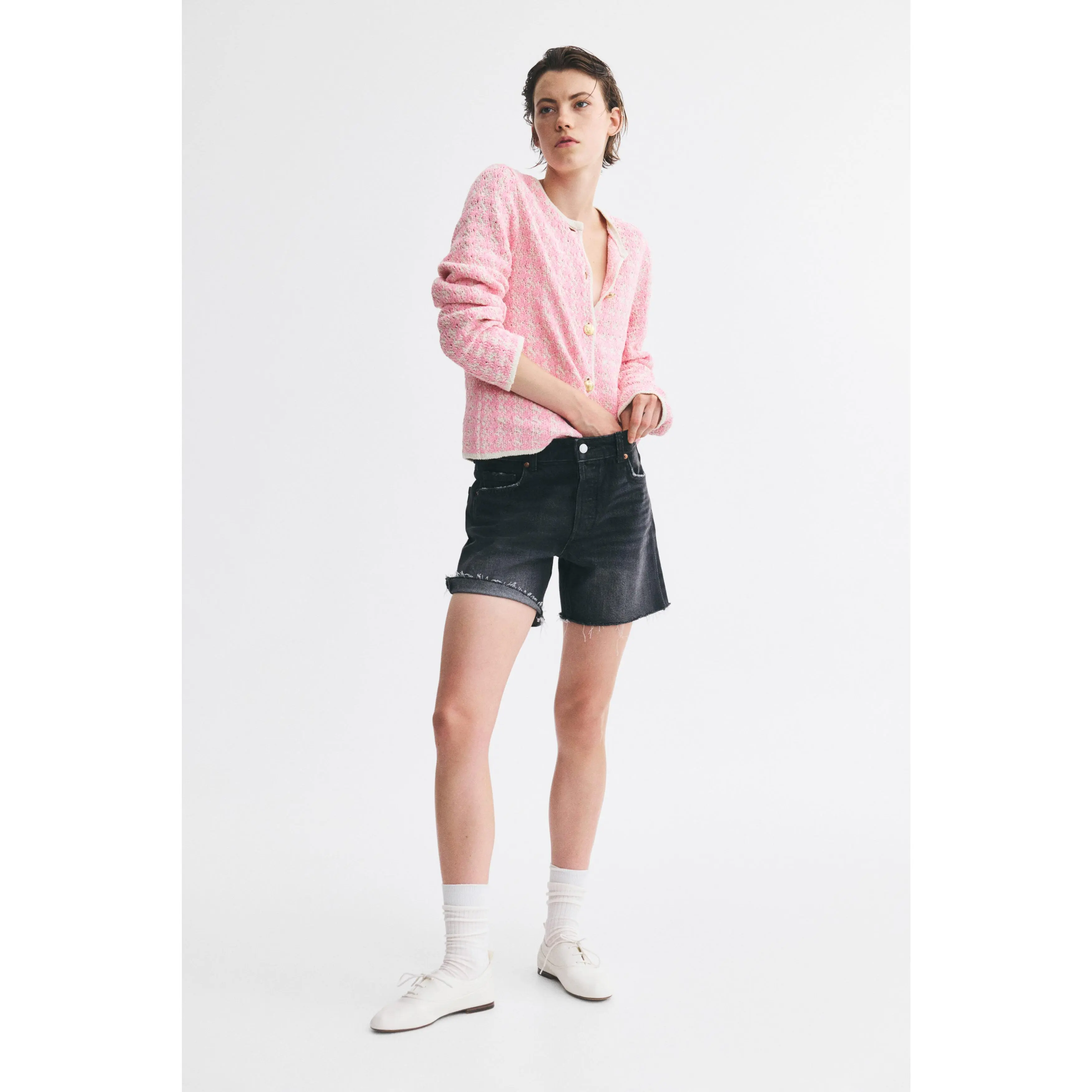 H&M Jacquard-knit cardigan