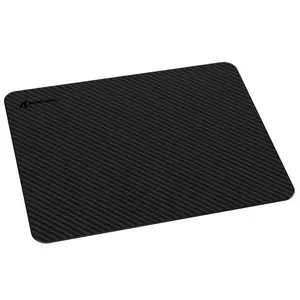 ATTACK SHARK Carbon Fiber Gaming Mouse Pad, Rectangle Gaming Mouse Pad, Non-slip Mousepad, Office Desk Keyboard Mouse Mat for Gaming, Office, Home