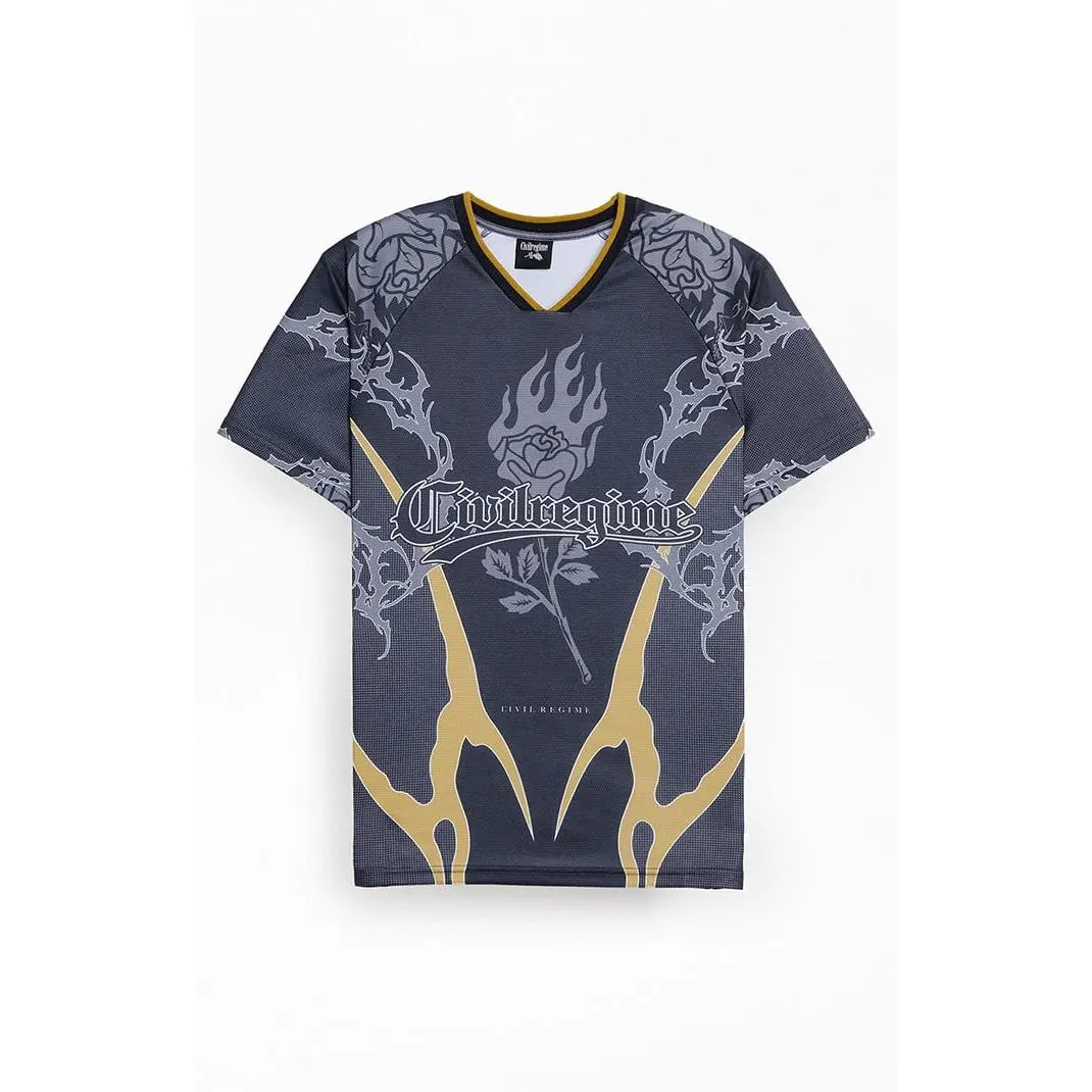 Civil Men's Penta Short Sleeve Soccer Jersey - Multicolor