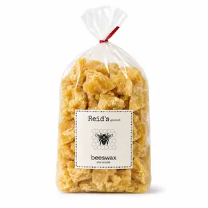 Raw Beeswax Chunks | 1 lb or 1/2 lb Natural Beeswax for Candles and Crafts