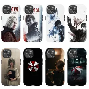 resident Evil Double-layer durable phone Cases For iPhone 17 16 15 14 13 12 Promax Pro Plus, hard shell protection ,Unique design,best Gift