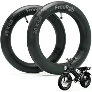 2Pack 20x4.0 Fat Bike Inner Tube, Premium Butyl Rubber Schrader Valve Inner Tube for 20 Inch Electric Fat Bike Snow Bike Beach Bike2026