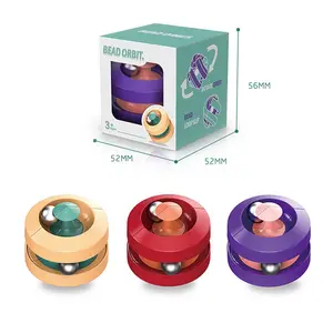 Bead Orbit Fidget Toy - The Viral Stress Reliever You Need!Colorful Rotating Bead Orbit Toy - Stress Relief for All Ages