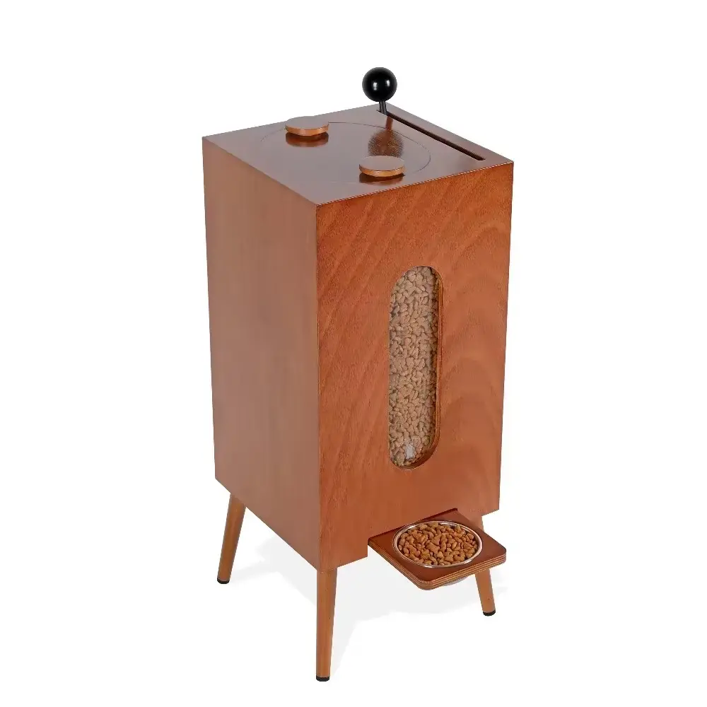 Wooden Pet Feeding Bowl
