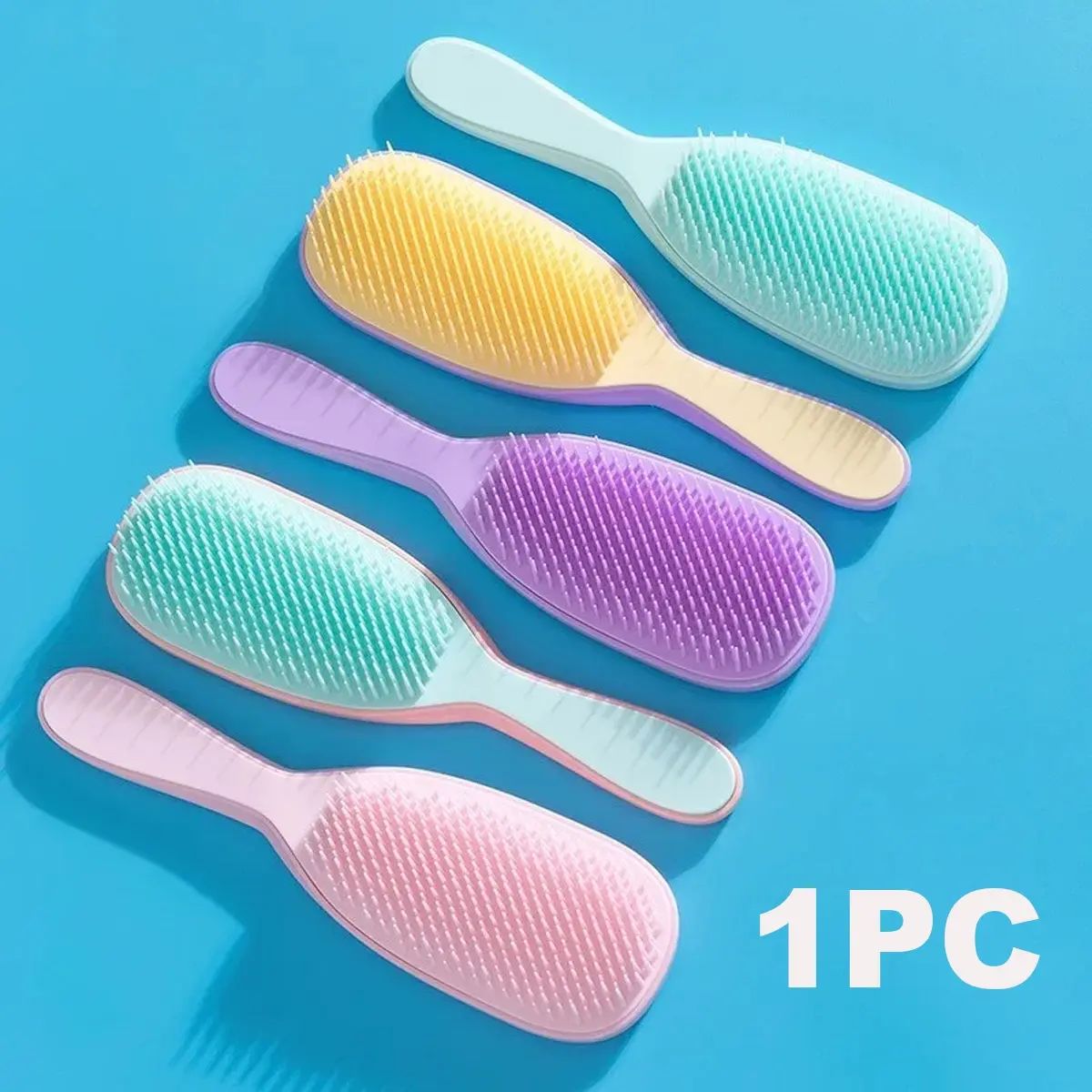 1 PC Scalp Massage Comb Anti Knotting Comb Hair Long Handle Hair Brush Anti Tangle Brush Anti Static Hair Comb Anti Static Hairbrush Detangling Hairbrush Beauty Hair Massage Comb Tools