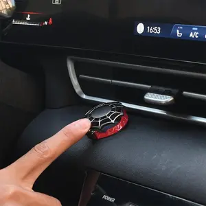 Car One-click Start Button Decoration, Spider Design Car Engine Start Stop Button Cover, Car Interior Decoration Accessories for Women & Men, Car Decorations