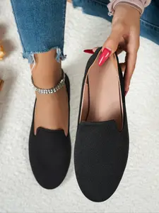 Women's Fashionable Bowknot Design Ankle Strap Flats, Casual Flats, Elegant Pointed Toe Flat Shoes for Party, Daily Clothing Decor for Women & Girls, Footwear