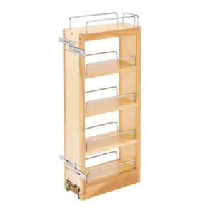 Rev-A-Shelf 5 Inch Pull Out Kitchen Cabinet Organizer Soft-Close, 448-WC-5C