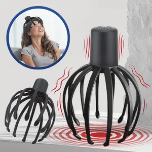 Electric Octopus Claw Scalp Massager Head Scratcher Hair Stimulation USB Rechargeable