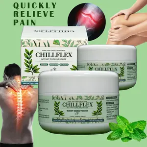 CHILLFLEX 3% Menthol Pain Relief Balm 100g Cooling Ointment for Aches Joints Headaches Therapeutic Relaxing Muscle & Joint Care Healing Treatment
