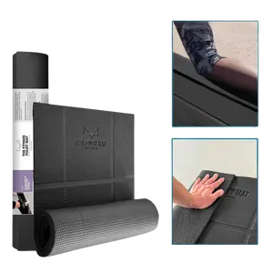 Foldy Mat - Foldable in 6 Combinations; Greater Support and Protection for Joints, Body Alignment System, and Sections for Hands and Feet. Non-slip texture and water-resistant
