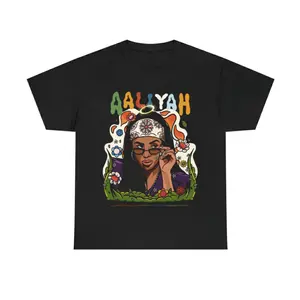 Aaliyah T-Shirt - Soul Queen Shirt - Music Shirt - 90's R&B - 90s Vibe - Aaliyah Merch - R&B Icon Style - Gift for Fans of Aaliyah - Womenswear Menswear Top