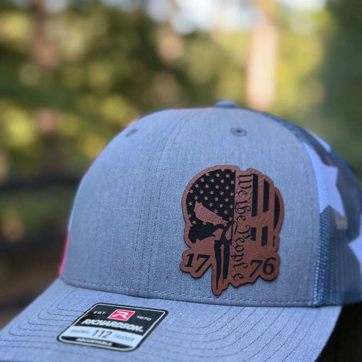 We the people 1776 Punisher hat