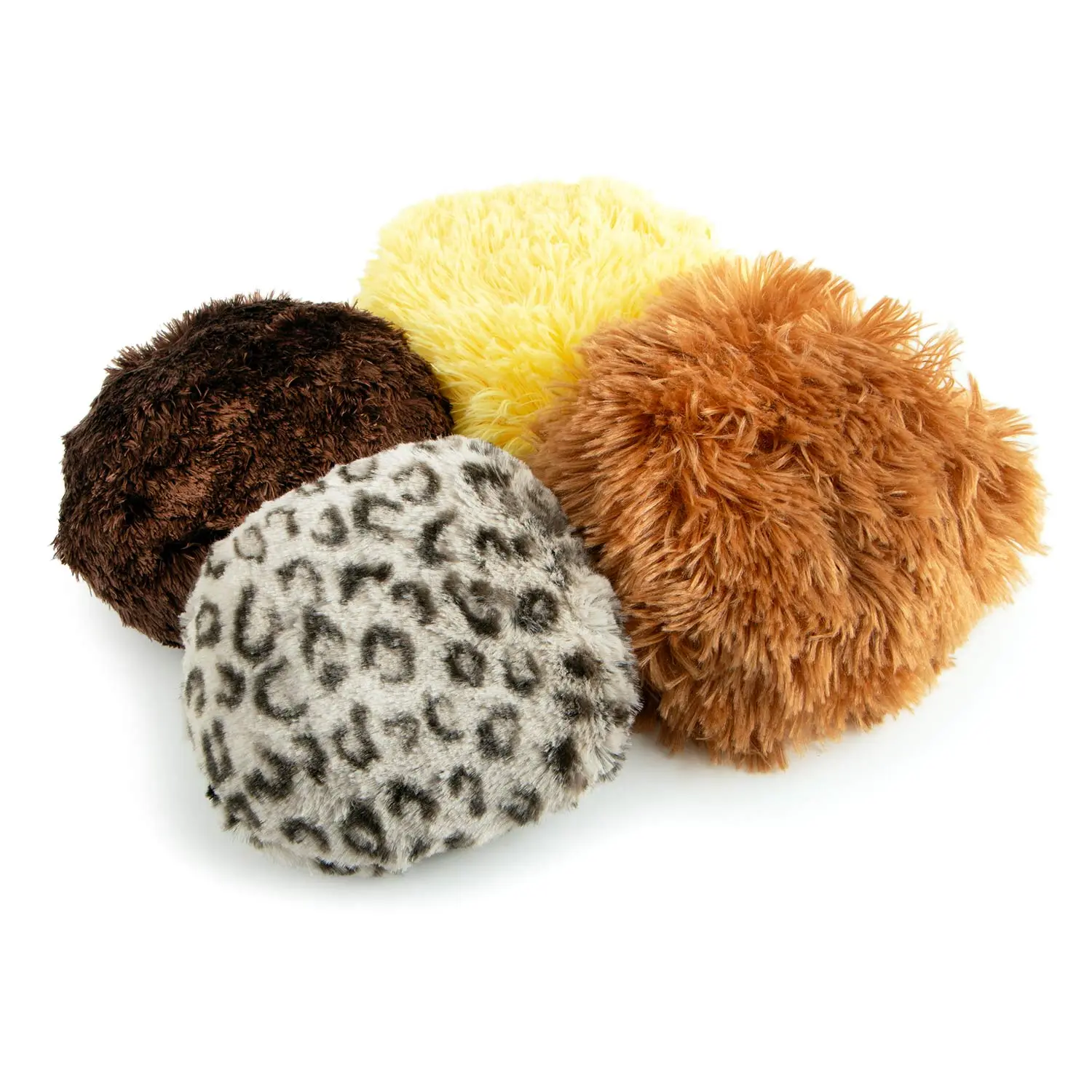 Jeffers 5" Doggie Dotz Plush Squeaker Dog Toy, Each
