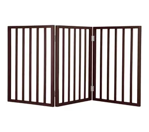 Petmaker 3 Panel Freestanding Dog Gate Indoor or Outdoor Use