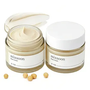 Mixsoon Bean Cream 50ml Korean Glass Skin Pore Sebum Care Non-Sticky Light Texture for All Skin Types Intensive Moisture Balances Oil & Moisture