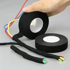 Retardant Waterproof Insulation Tape for Cable Protective, High Temperature Resistance Flame,Electrical Heat-Resistant Flame Retardant Adhesive Cloth Tape,Industrial Adhesive Tape, Heavy Duty.