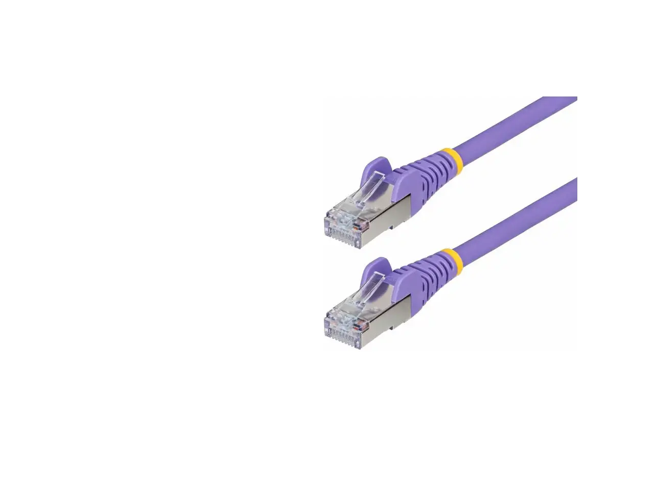 StarTech 3ft Purple CAT6a Ethernet Cable - Snagless RJ45 - 10G - 100W PoE - S/FTP, LSZH - 27AWG Pure Copper - 500MHz - Shielded Network Cords - NLPL-3F-CAT6A-PATCH