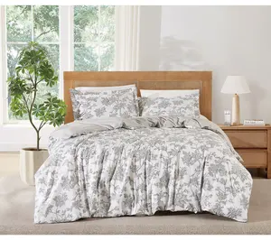 Brooklyn Loom Mila Floral King 3 Piece Duvet Set