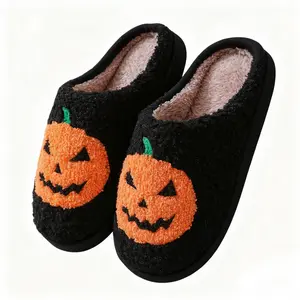 2/1 Pair Fuzzy House Slippers for Women Men Warm Cozy Winter Plush Indoor Home Slippers Thick Fluffy Lining Cute Design Soft Comfy Non-Slip Sole Unisex Perfect for Daily Lounge & Home Wear