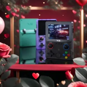 Retro Game Console with Ultra HD Color Screen, Rechargeable Portable Console, Portable Handheld Gaming Machine, Dual Joystick Gba Simulator, Supports Multimedia Music Movies