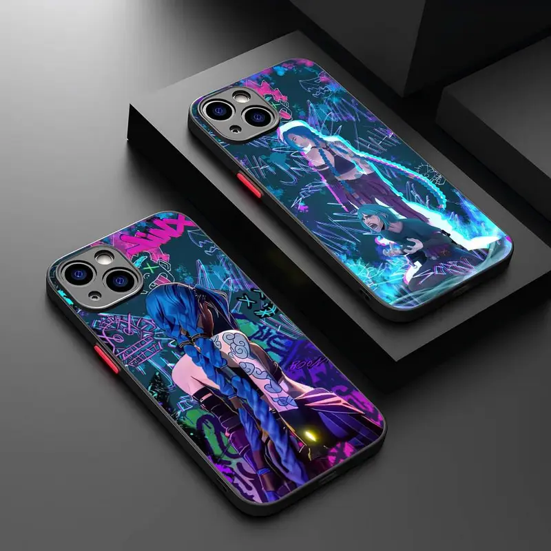 CASETiFY Jinx Graffiti Case / iPhone15用 Arcane Jinx Graffiti Tough Cases, Phone Case. - Etsy