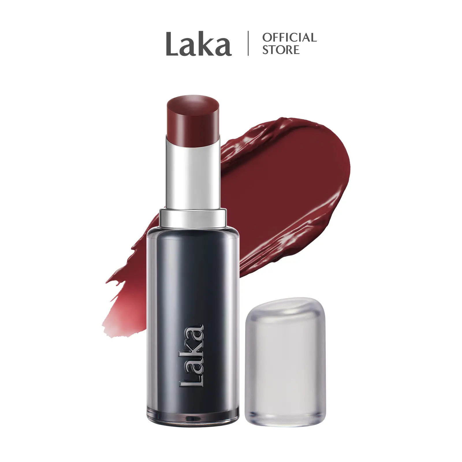 [Laka] Devil Lip — Lightweight, Creamy, Vivid Color Payoff Lipstick with Chic Muted Shades