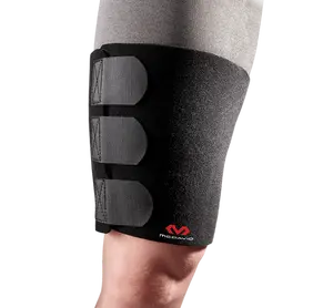 McDavid Thigh Wrap/Adjustable - Latex-Free Neoprene Compression Support for Hamstring & Quad Strains - One Size Fits Most - Durable & Comfortable for All-Day Use