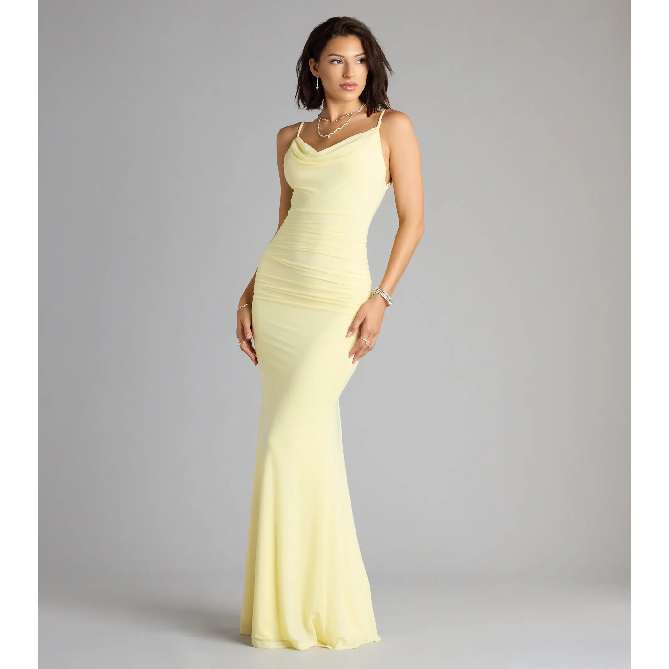 amanda tie-back mermaid bow formal dress from windsor uk - TikTok Shop