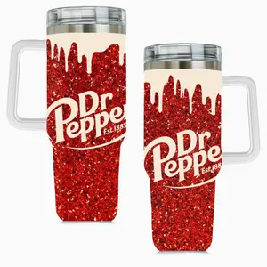 Exclusive Dr Pepper Christmas 40oz Tumbler - High Quality