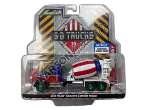 CHASE 2019 Mack Granite Cement Mixer (S.D. Trucks) Series 15 Diecast 1:64 Scale Model - Greenlight 45150C
