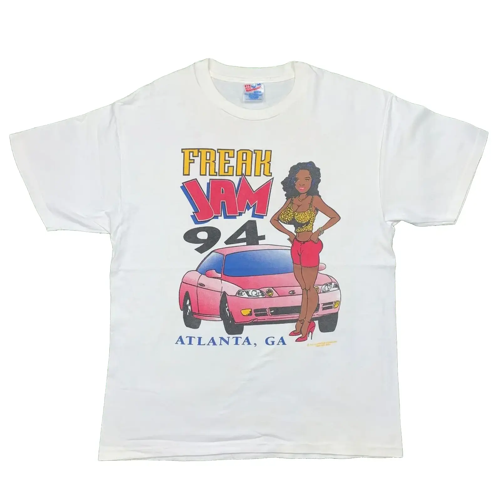 Rare Vintage 1994 Freaknik Atlanta Classic Fit T-shirt, Casual Sports Top