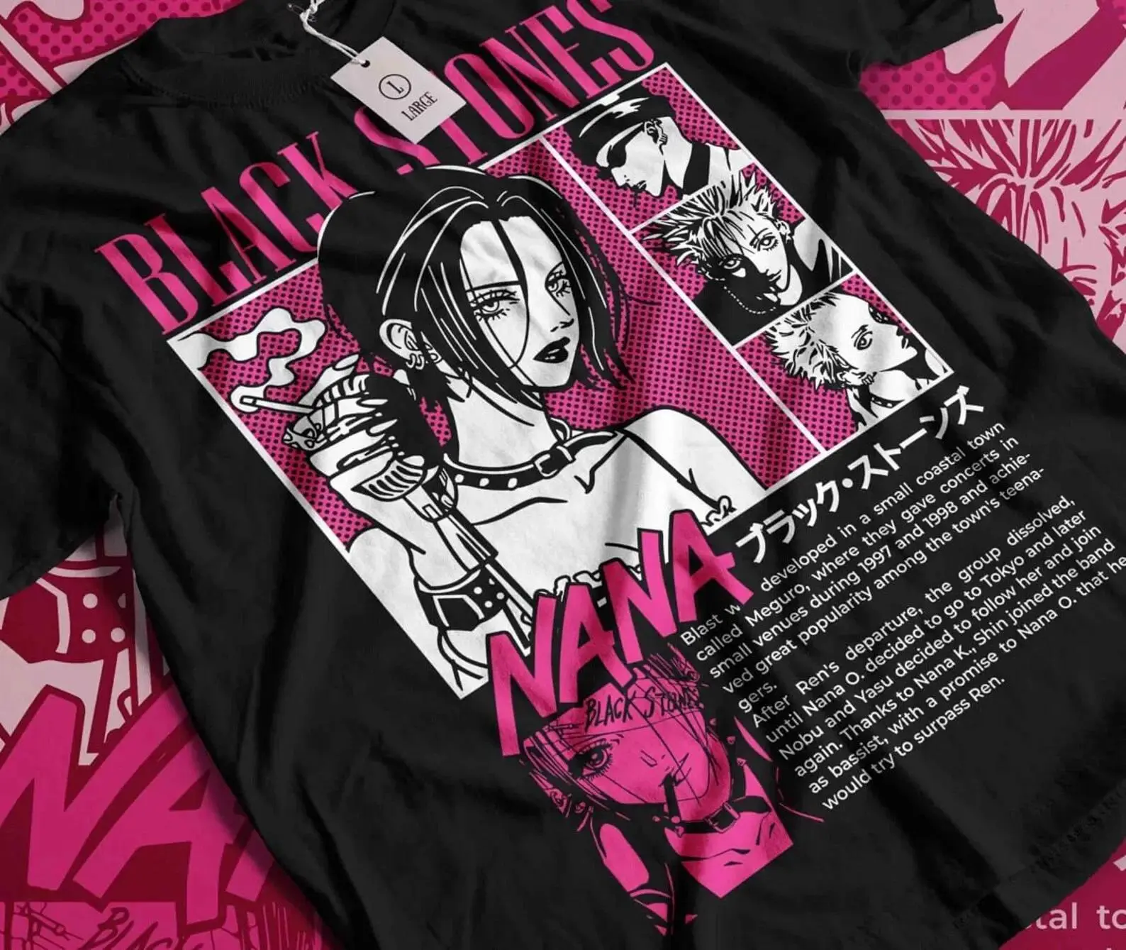 Nana Anime Shirt, Nana Osaki Manga Vintage graphic TShirt, gift for fan