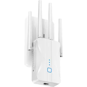 WiFi Extender 2026 AC1200 Dual Band 5GHz/2.4GHz Signal Booster Up to 15,999 Sq.ft, 3-in-1  Repeater Router Amplifier for  with Ethernet Port