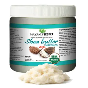 Organic Raw Shea Butter 16oz Unrefined Virgin African for Skin & Hair