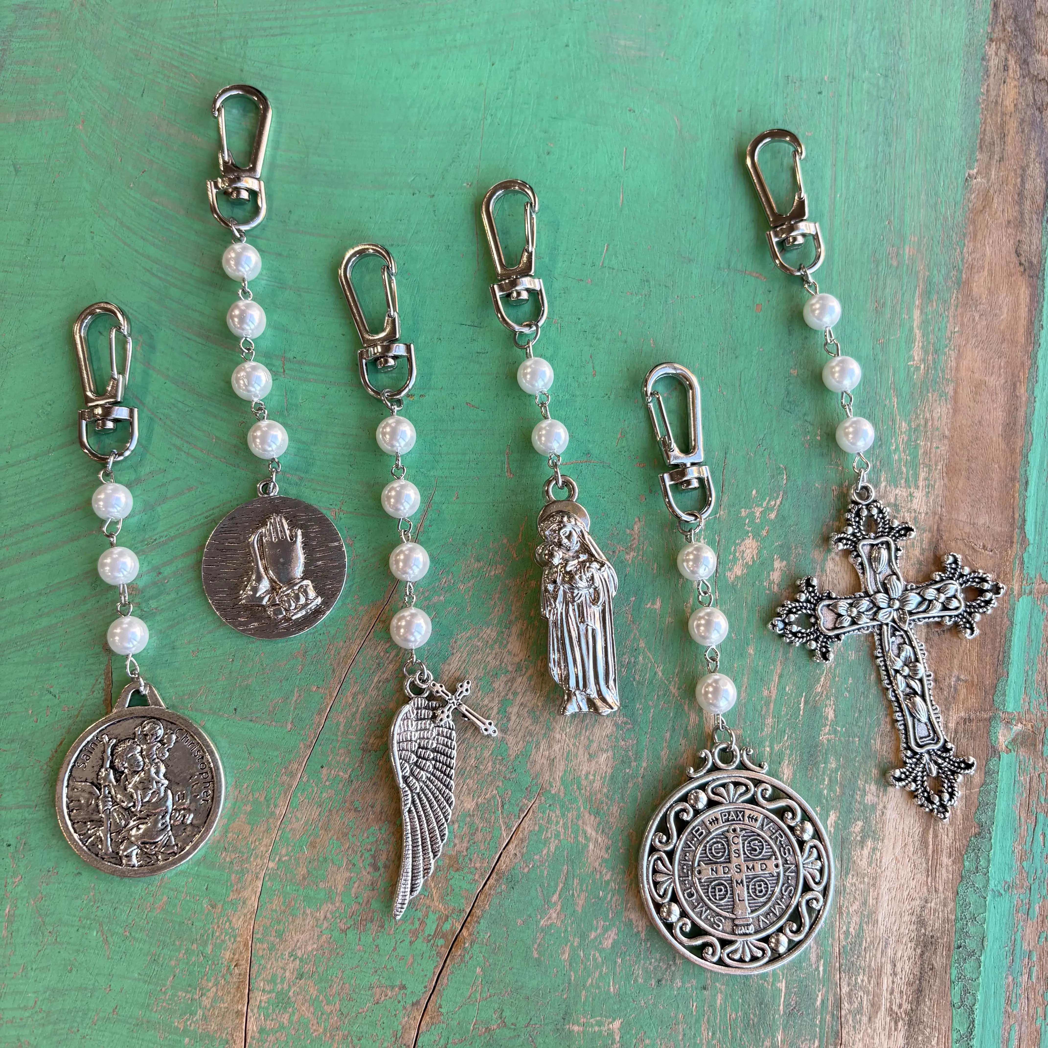 Elegant Silver Purse with Blessings