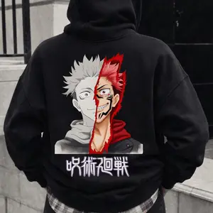 Anime Hoodie Jujutsu Kaisen, Jujutsu Kaisen Shirt, Sukuna Satoru Sweatshirt
