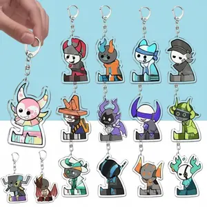 Popular Video Games Keychains for Accessories Bag Medkit Subspace Valk KeyChain Ring Jewelry Fans Gifts Cute Keyrings